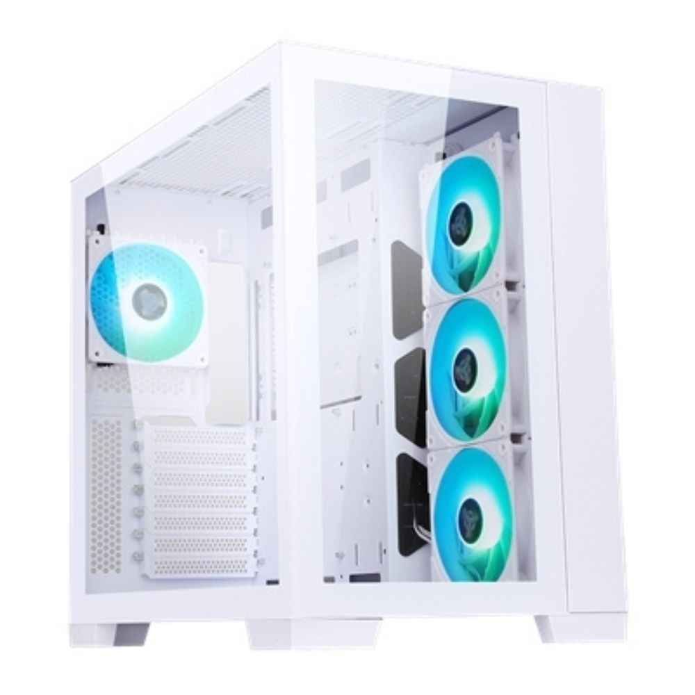 CABINET ITEK DARK CAVE - GAMING TOWER, ATX, 4X12CM ARGB FAN, 2XUSB3, TYPE-C, SIDE FRONT PANEL TEMP GLASS, WHITE
