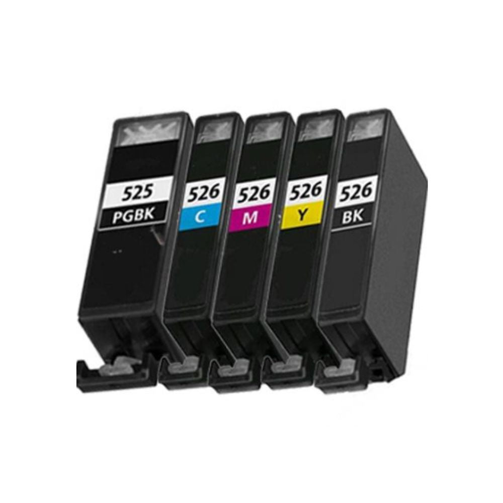 CARTUCCE COMPATIBILI CANON PGI-CLI 525/526 (PACCO DA 10 PEZZI- 4+2+2+2)