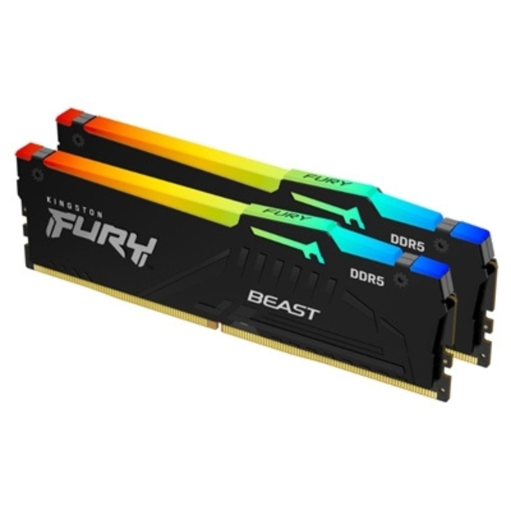 DDR5 32GB(2X16GB) 6800MT/S RGB KF568C34BBAK2-32 KINGSTON FURY BEAST XMP CL34