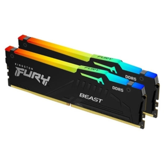 DDR5 32GB(2X16GB) 6800MT/S RGB KF568C34BBAK2-32 KINGSTON FURY BEAST XMP CL34