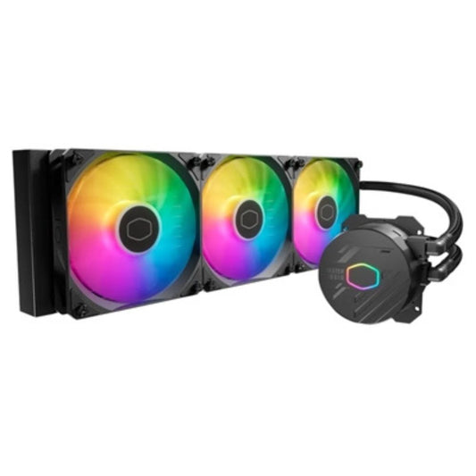 DISS A LIQUIDO COOLER MASTER MLW-D36M-A18PA-R1 MASTERLIQUID 360 CORE II ARGB NERO LGA1851-1700 AM5-AM4 3XFAN 394X119,2X27,2MM