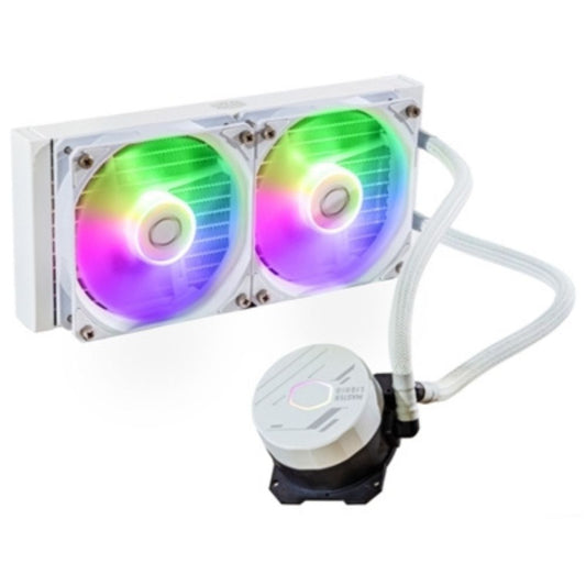 DISS A LIQUIDO COOLER MASTER MLW-D24M-A18PZ-RW MASTERLIQUID 240L CORE ARGB WHITE LGA1700-1200-1151-1155 AM5-AM4-AM3/+-AM2/+